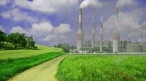 fábricas, toxinas no meio ambiente
