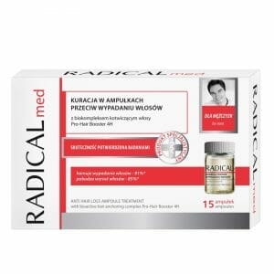 Radical Med ampolas anti-queda do cabelo para homens