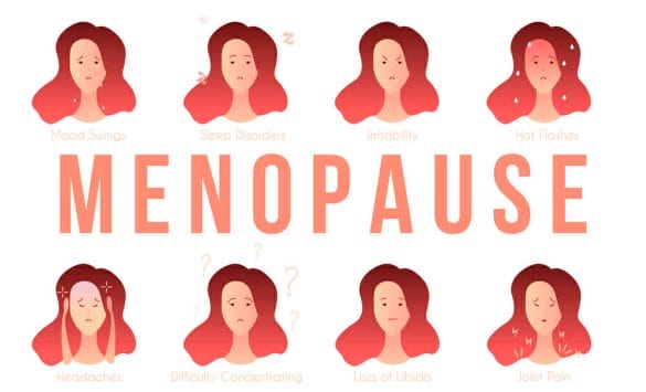  sintomas da menopausa